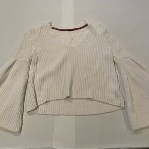 Free People white sweater